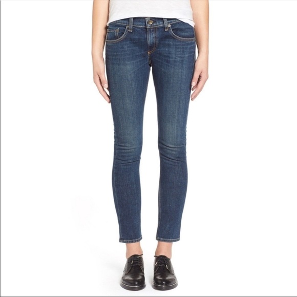 Rag & Bone | Tomboy Skinny Jeans in Aged - Picture 3 of 11